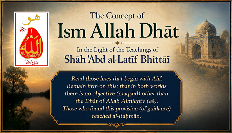 The Concept of Ism Allah Dhāt